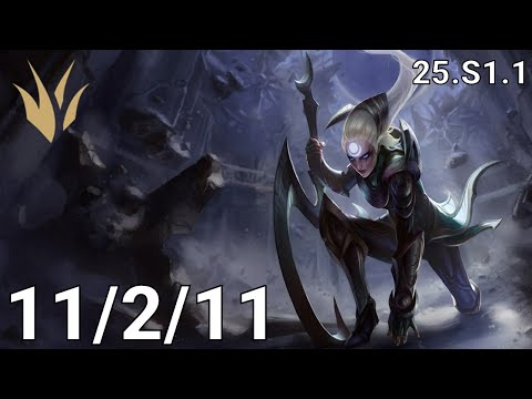 Diana Jungle vs Lillia - EUW grandmaster | Patch 25.S1.1