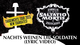 Nachts weinen die Soldaten Lyrics English Translation