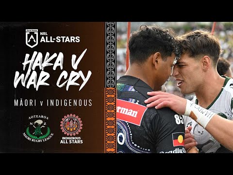 NRL Highlights | Haka v War Cry | Māori v Indigenous | NRL All Stars 2023