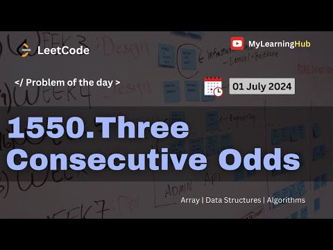1550 Three Consecutive Odds Using Java 01 July 2024 Leetcode Array Data Structures Java