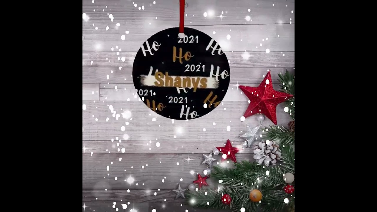 Décoration de Noël personnalisée