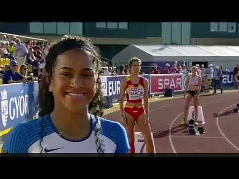 Girls 400m hurdles U18 European Championships 2018