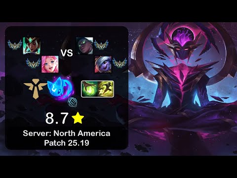 Karma Support + Seraphine vs Senna + Tristana - NA Challenger - Patch 25.19