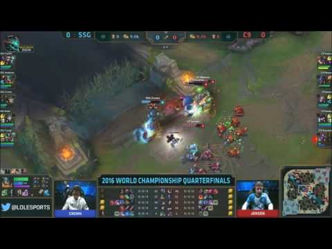 SSG Crown Üç C9 Oyuncusuna Karşı Aldığı İlk Kan 2016 World Championships