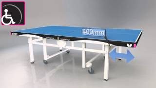 Butterfly теннисный стол “CENTERFOLD 25” ITTF синий