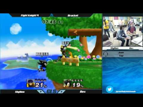 Fight Knight 4 Project M Singles - SlyBen (Fox/Ike) vs. Rex (Sonic)