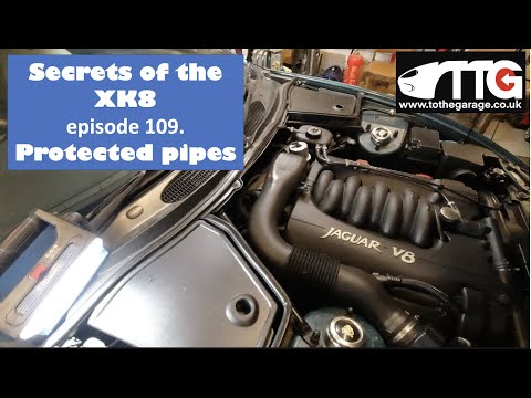 Secrets of Jaguar XK8 ep 109. Protected pipes