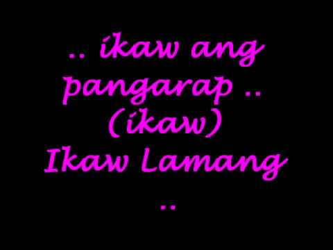 ikaw lamang janno & jaya with lyrics