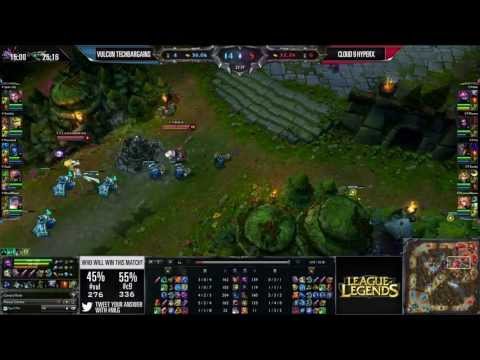 Vulcun (VUL) vs Cloud 9 (C9) || MLG Anaheim NA LCS Summer 2013 W3D3 || Full Game HD