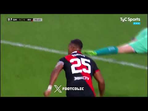 GOLAZO DEL VENEZOLANO SALOMÓN RONDÓN VS GIMNASIA LP | RIVER 2-1 GIMNASIA LP COPA DE LA LIGA