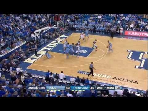Tyler Zeller flops vs UK 12-03-11