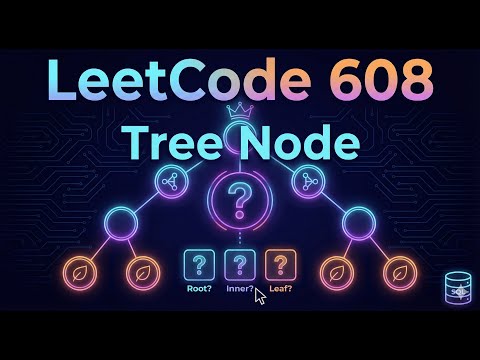 Leetcode 608 Tree Node Sql Interview Question Explained Medium