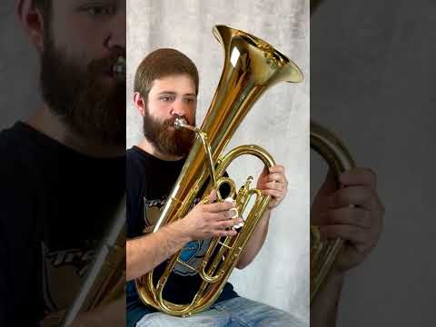 Near Mint King 627 Baritone Horn 3 Valve With Case & Mouthpiece (See Demo) image 22