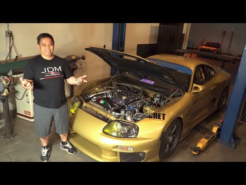 TOP SECRET SUPRA gets Bespoke Titanium Parts