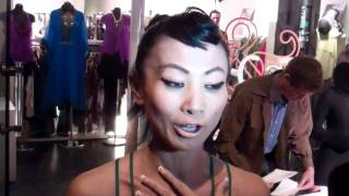 Bai Ling on her rehab song at Setorii Fashion Show 2012 Spring Collection