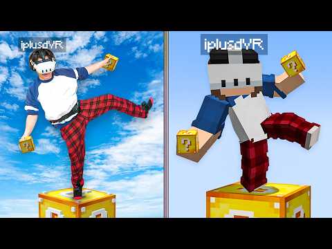 GERÇEK VÜCUDUMLA LUCKY SKYBLOCK @tapielzavr - iplusd VR