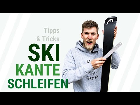 SKI KANTE SCHLEIFEN Tutorial -  Wie schleifst du die Kante deiner Ski? Tipps und Tricks // 1/2