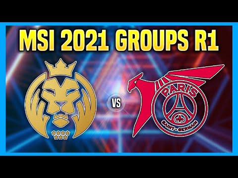 MAD vs PSG - MSI 2021 GROUP STAGE R1 D1 | MAD LIONS vs PSG MSI 2021 GROUP STAGE R1 D1