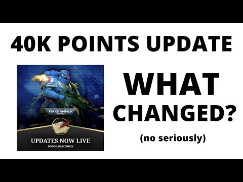 New 40K Points Costs Updates - They're Hard to Spot!