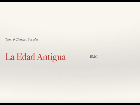 Cómo signar Edad Antigua en LSE
