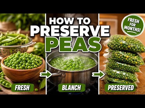 How to Preserve Fresh Green Peas for 6+ Months | Easy Freezer Storage Method!@Simplemealrecipes-s2r 
