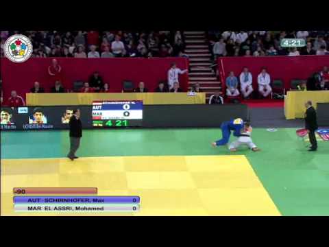 Judo Grand Slam Paris 2011: -90kg SCHIRNHOFER, Max (AUT) - EL ASSRI, Mohamed (MAR)
