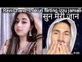 Ravi Chand Thakuri flirting izzu jamali.Izzu and Ravi Tiktok live video