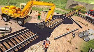Railway Construction Simulator Game Play #gaming #video