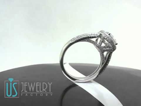 SKU: ER-206 Round Brilliant Cut Diamond Engagement Ring
