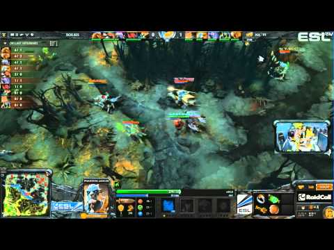 RoX.KIS vs Na`Vi - First blood action @ Grand Final EMS DOTA 2