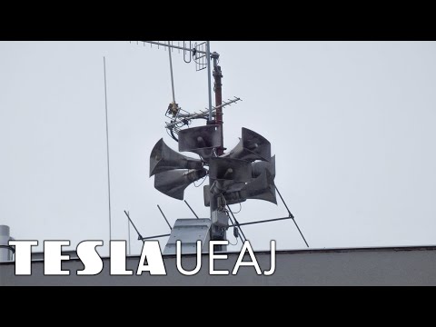 Zkouška sirén | Siren Test | Sirenenprobe | Prostějov - TESLA UEAJ #1 |02.01.2019|