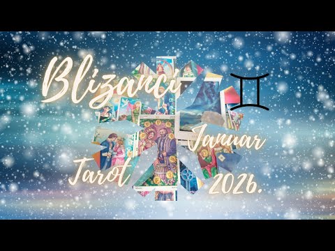BLIZANCI ♊ Čudesna Ljubav dolazi! 💞🍀💕JANUAR 2026. Prvi Pogled TAROT 