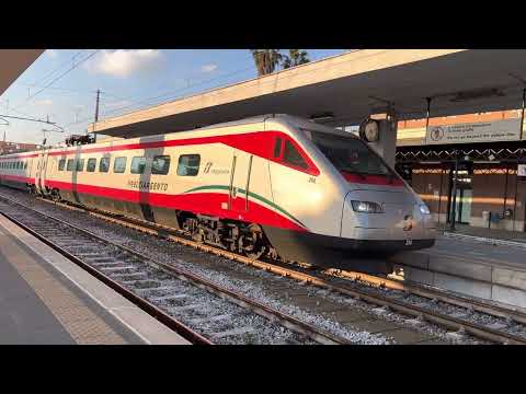 Arrivo di un ETR 485 Frecciargento in 4K 60FPS HDR