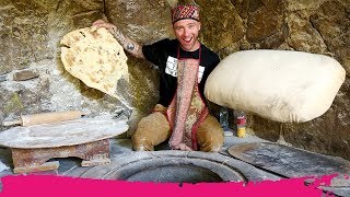 Baking ARMENIAN LAVASH + Touring Geghard Monastery & Temple of Garni | Garni, Armenia