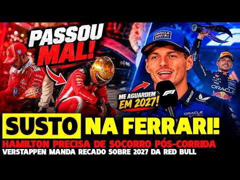 🚨HAMILTON PASSA MAL APÓS GP E VERSTAPPEN MANDA RECADO SOBRE 2027 DA RED BULL | FÓRMULA 1