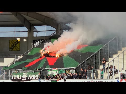 15.11.2025 SCR Altach - Wacker Innsbruck 2:2, Choreo, Pyro & Support 