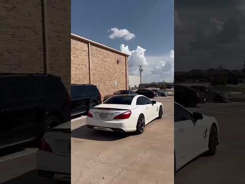 Mercedes-AMG R231 SL63 Sound Test w/ Fi EXHAUST Catless Downpipes and Tune X Eurocharged Dallas