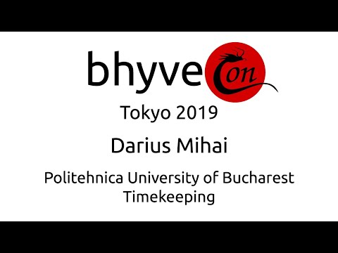 bhyvecon Tokyo 2019 Darius Mihai Timekeeping
