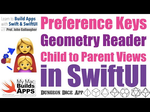 Ch. 4.7 PreferenceKeys, GeometryReader, and Extracted SubViews in SwiftUI (Dungeon Dice App)