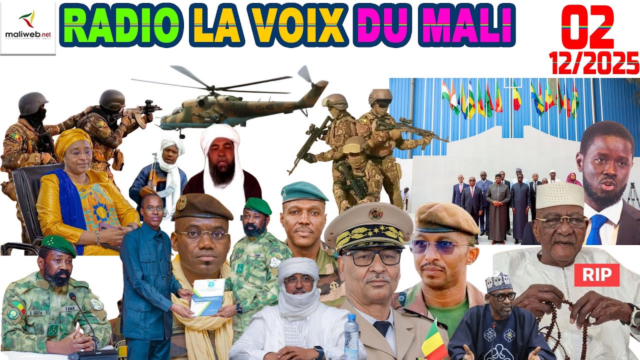 La Revue de Presse de la RADIO LA VOIX DU MALI du 02 décembre 2025