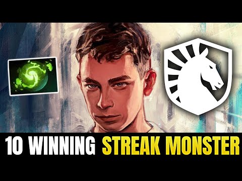 Nisha Invoker - UNDEFEATABLE Monster 10 Matches Streak with Team LIQUID