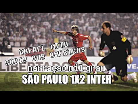 SÃO PAULO 1X2 INTERNACIONAL - NARRAÇÃO INTER MIL GRAU RETRÔ | FINAL COPA LIBERTADORES 2006 (1º JOGO)