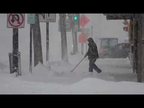 Rice Lake, WI Afternoon Heavy Snow - 2/7/2019
