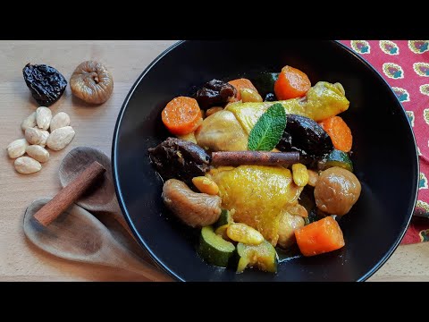 Poulet aux fruits secs et aux épices #154