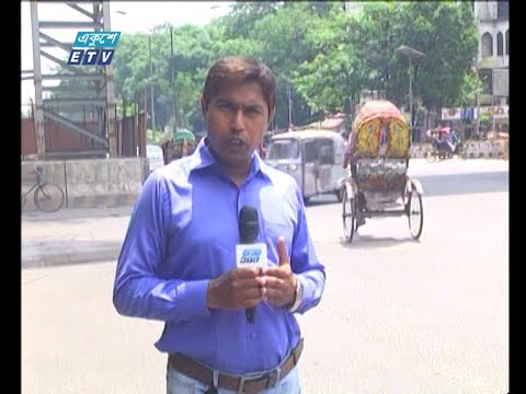 রাজধানীর শাহবাগ থেকে লকডাউনের খবর জানাচ্ছেন সাইদুল ইসলাম