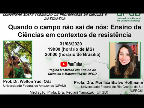 PPGECMat - Quando o campo não sai de nós: Ensino de Ciências em contextos de resistência