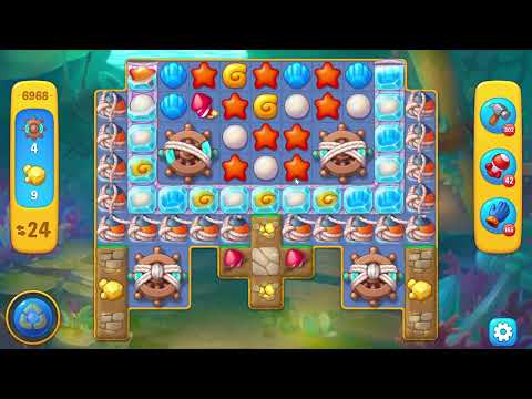 Fishdom 6968 Level - 25 moves - NO BooSTERS