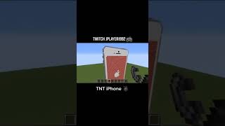 Tnt Iphone 💣 #minecraft #twitchstream #jplayer 860