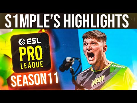 S1MPLE'S SICKEST PLAYS IN ESL PRO LEAGUE SEASON 11!