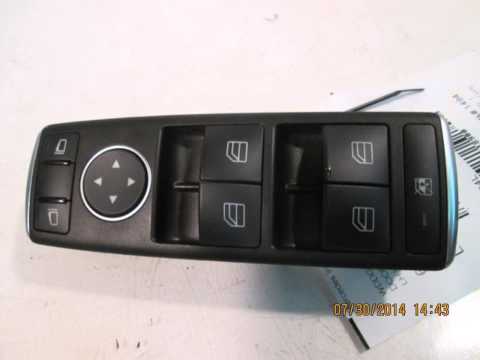 2011 Mercedes C300 Power / Control LH WINDOW  MASTER SWITCH 204TYPE - mbiparts.com Used OEM M... OEM